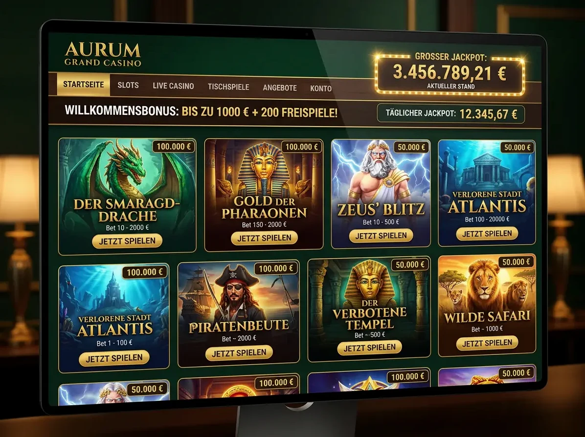 Gorilla — Spielsaal und Angebot